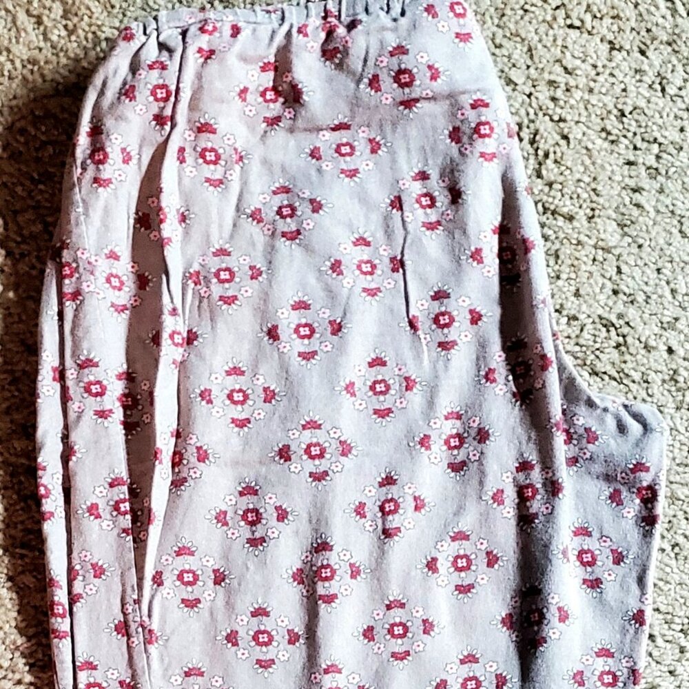 PLANET SLEEP CLASSICS (Women's Pajama Pants-Size: Medium, Color: Grey)